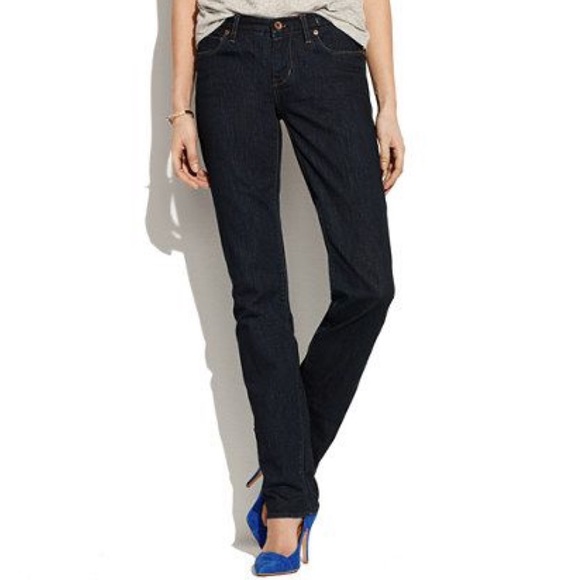 Madewell Denim - MADEWELL | Rail Straight Dark Wash Jeans 31 x 30